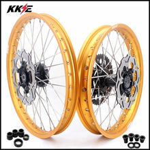 Load image into Gallery viewer, KKE 21 &amp; 18 Enduro Gold Rims For SUZUKI RM125 2001-2007 RM250 2001-2008
