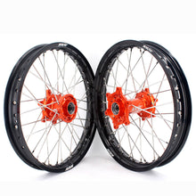Load image into Gallery viewer, KKE 1.85*19 &amp; 2.15*19 Flat Track Wheels for KTM EXC EXC-F EXC-W 125-530CC 2003-2025 Spoked Rims
