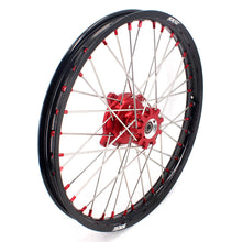 Load image into Gallery viewer, KKE 21" 18" OEM Size Motorcycle Alloy Wheels Rims Compatible with HONDA XR650L 1993-2024 Red Nipples
