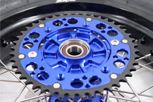 Load image into Gallery viewer, KKE 3.5/4.25*17inch Cush Drive Rims Tires For YAMAHA WR250F 2001-2019 WR450F 2003-2018 Blue Hub
