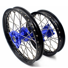 Load image into Gallery viewer, KKE 14 &amp; 12 Kids Wheels Rims Set for YAMAHA YZ65 2018-2023 Blue
