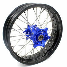 Load image into Gallery viewer, KKE 17Inch KX250F KX450F 2006-2021 For KAWASAKI Supermoto Alloy Wheels Rim Blue
