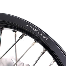 Load image into Gallery viewer, KKE 3.5 &amp; 5.0 17 Inch Wheels for Yamaha WR250F 2001 WR450F 2003-2018 Black
