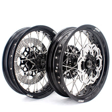 Load image into Gallery viewer, KKE 3.5 &amp; 5.0 17 Inch Wheels for Yamaha WR250F 2001 WR450F 2003-2018 Black
