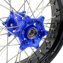 Load image into Gallery viewer, KKE 17Inch KX250F KX450F 2006-2021 For KAWASAKI Supermoto Alloy Wheels Rim Blue
