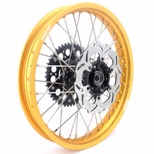 Load image into Gallery viewer, KKE 21 &amp; 19 Dirt Bike Gold Rims for Suzuki RM125 2001-2007 RM250 2008
