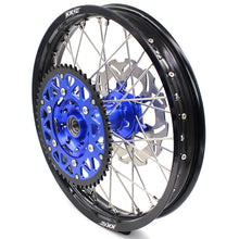 Load image into Gallery viewer, KKE 21 &amp; 18 Enduro Wheels for YAMAHA WR250F 2001-2016 WR450F 2003-2015 Blue&amp;Black 250mm Disc
