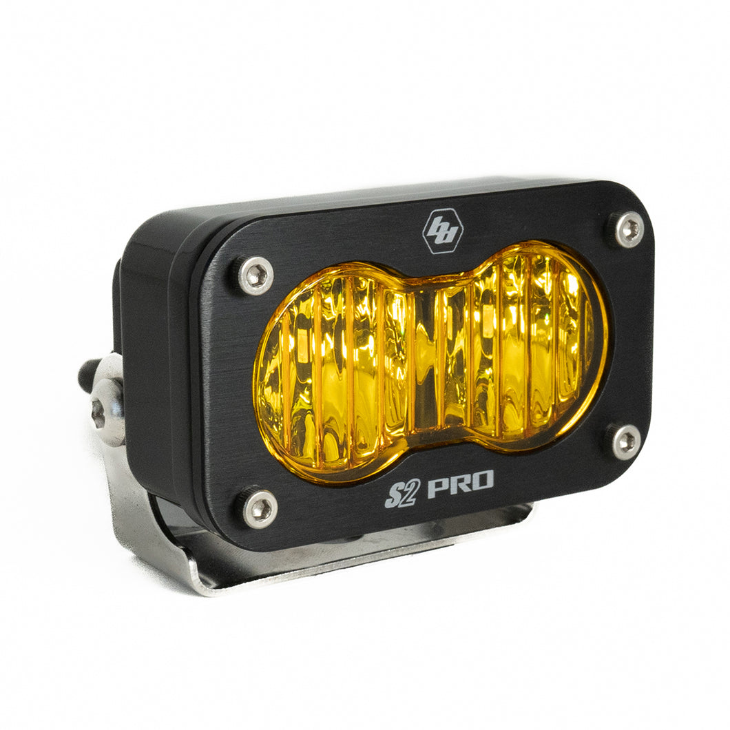 LED Light Wide Cornering Pattern Baja Amber S2 Pro Baja Designs