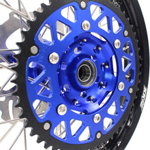 Load image into Gallery viewer, KKE 21 &amp; 18 Enduro Wheels for YAMAHA WR250F 2001-2016 WR450F 2003-2015 Blue&amp;Black 250mm Disc
