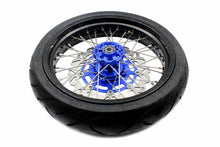 Load image into Gallery viewer, KKE 17inch KX450 KX250F 2020 KX450F 2019-2021 KX450 2019-2023 For KAWASAKI Supermoto Rims CST Tires Blue
