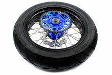 Load image into Gallery viewer, KKE 17inch KX450 KX250F 2020 KX450F 2019-2021 KX450 2019-2023 For KAWASAKI Supermoto Rims CST Tires Blue
