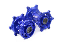 Load image into Gallery viewer, KKE Replacement Blue Wheel Hub Set For Yamaha YZ125 YZ250 YZ250F YZ450F 2024
