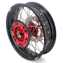 Load image into Gallery viewer, KKE 3.5 &amp; 4.25 Cush Drive Supermoto Rims For HONDA XR650R 2000-2008 Red &amp; Black

