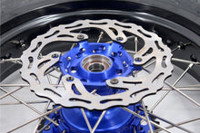 Load image into Gallery viewer, KKE 3.5/4.25*17inch Cush Drive Rims Tires For YAMAHA WR250F 2001-2019 WR450F 2003-2018 Blue Hub
