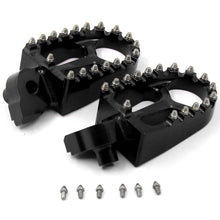 Load image into Gallery viewer, KKE BILLET CNC FOOTPEGS FOR YAMAHA YZ85 YZ125 YZ250 YZ426F YZ450F WR250F WR450F BLUE BLACK SILVER OPTIONAL
