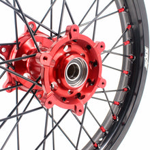 Load image into Gallery viewer, KKE 21 &amp; 19 MX Rims for Suzuki RMZ250 2007-2025 RMZ450 2005-2025 Black Spokes
