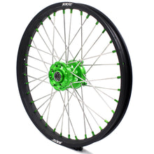 Load image into Gallery viewer, KKE 21 &amp; 19 MX Wheels for Kawasaki KX250F 2019 and 2021 Green Nipple(2020 Excluded)
