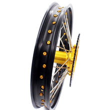 Load image into Gallery viewer, KKE 21 &amp; 18 Enduro Rims for Suzuki RMZ250 2007-2018 RMZ450 2005-2017 Gold Nipple
