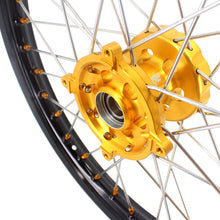 Load image into Gallery viewer, KKE 21 &amp; 18 Enduro Rims for Suzuki RMZ250 2007-2018 RMZ450 2005-2017 Gold Nipple
