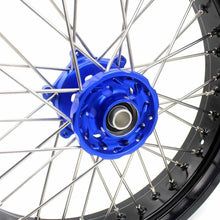 Load image into Gallery viewer, KKE 17Inch KX250F KX450F 2006-2021 For KAWASAKI Supermoto Alloy Wheels Rim Blue
