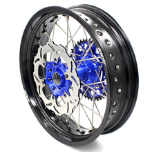 Load image into Gallery viewer, KKE 3.5/4.25*17inch For KAWASAKI KX250F KX450F 2006-2018 Supermoto Rims With Disc&amp;Sprocket Blue
