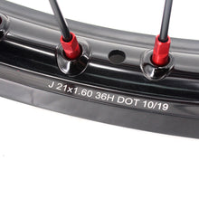 Load image into Gallery viewer, KKE 21 &amp; 19 MX Spoked Race Wheels For SUZUKI RM125 RM250 1996 1997 1998 1999 2000
