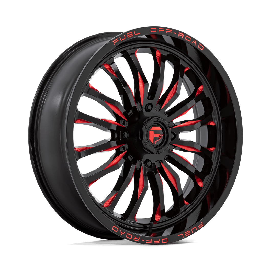 FUEL UTV D822 ARC UTV 22X7 FUEL 4X137 G-BLK MILL-RED 13MM