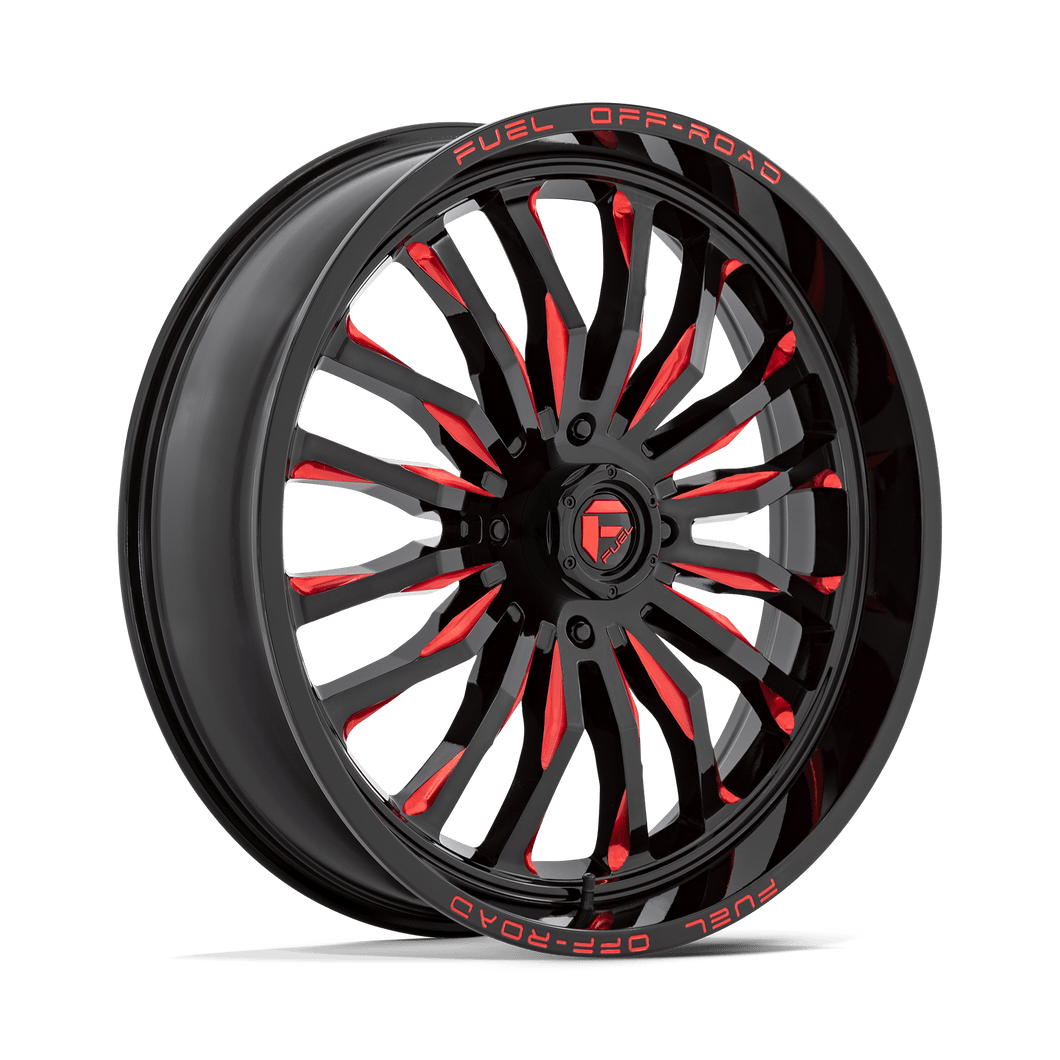 FUEL UTV D822 ARC UTV 24X7 FUEL 4X137 G-BLK MILL-RED 13MM