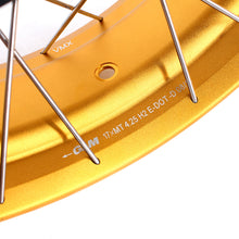 Load image into Gallery viewer, VMX-Racing 19in. 17in. Tubeless Wheels Fit For BMW F750GS 2019-2024 Gold GLM Rims
