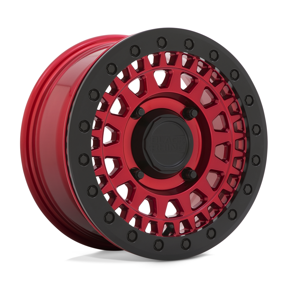 BLACK RHINO UTV PARKER BEADLOCK BRU-PKB 15X7 4X136 +36 106 C-RED