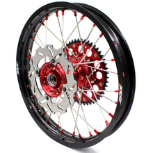 Load image into Gallery viewer, KKE 21&amp;18 21&amp;19 Wheels for HONDA CR125R 1998-2001 CR250R 1997 Red Nipples
