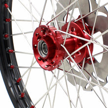 Load image into Gallery viewer, KKE 21&amp;18 21&amp;19 Wheels for HONDA CR125R 1995-1997 CR250R 1995-1996 Red Nipples
