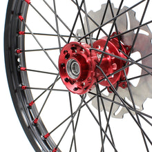 Load image into Gallery viewer, KKE 21&amp;18 21&amp;19 Wheels for Honda CR125R 1998-2001 CR250R 1997 Black Spokes
