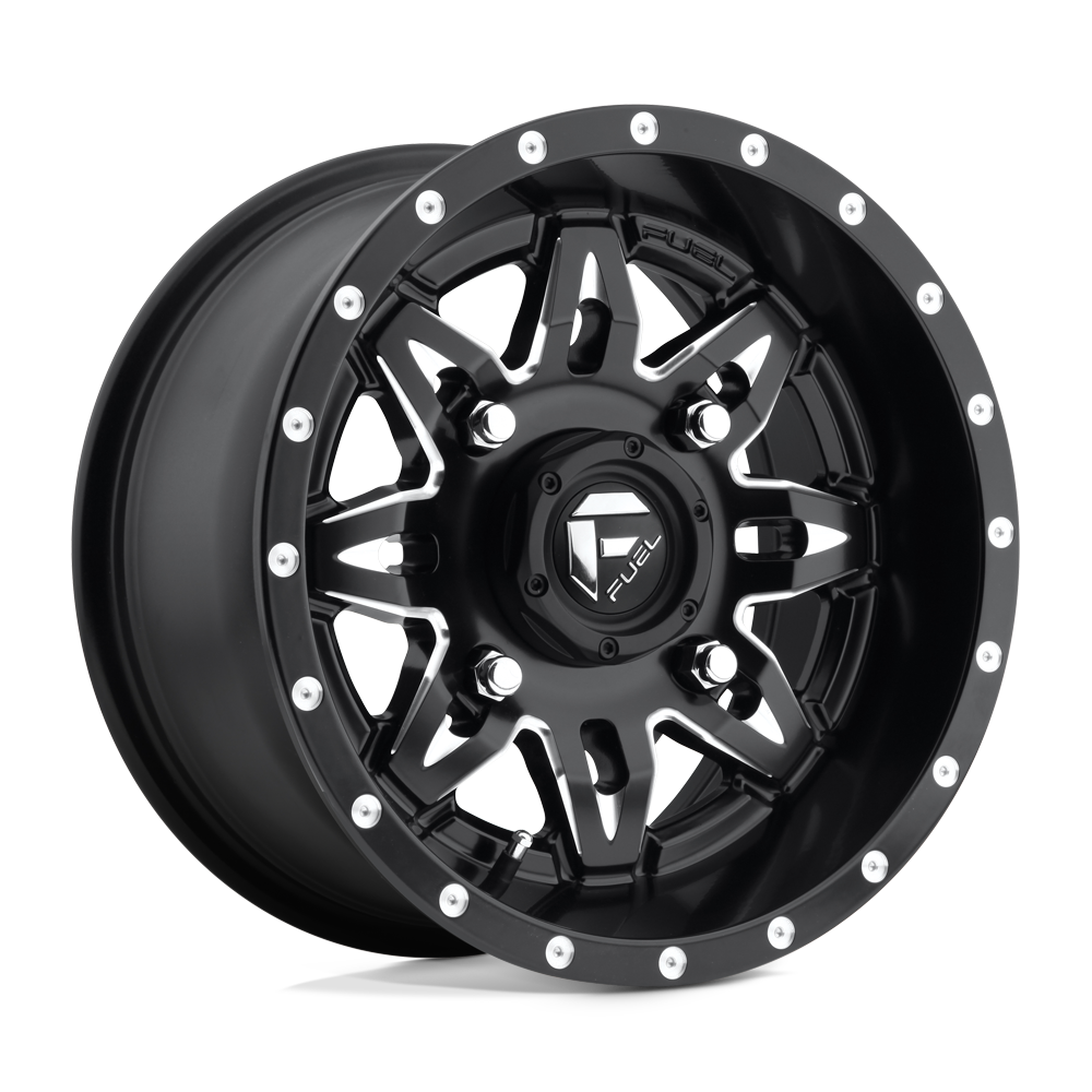 FUEL UTV D567 LETHAL 15X7 FUEL 4X137 MT-BLK-MIL 13MM