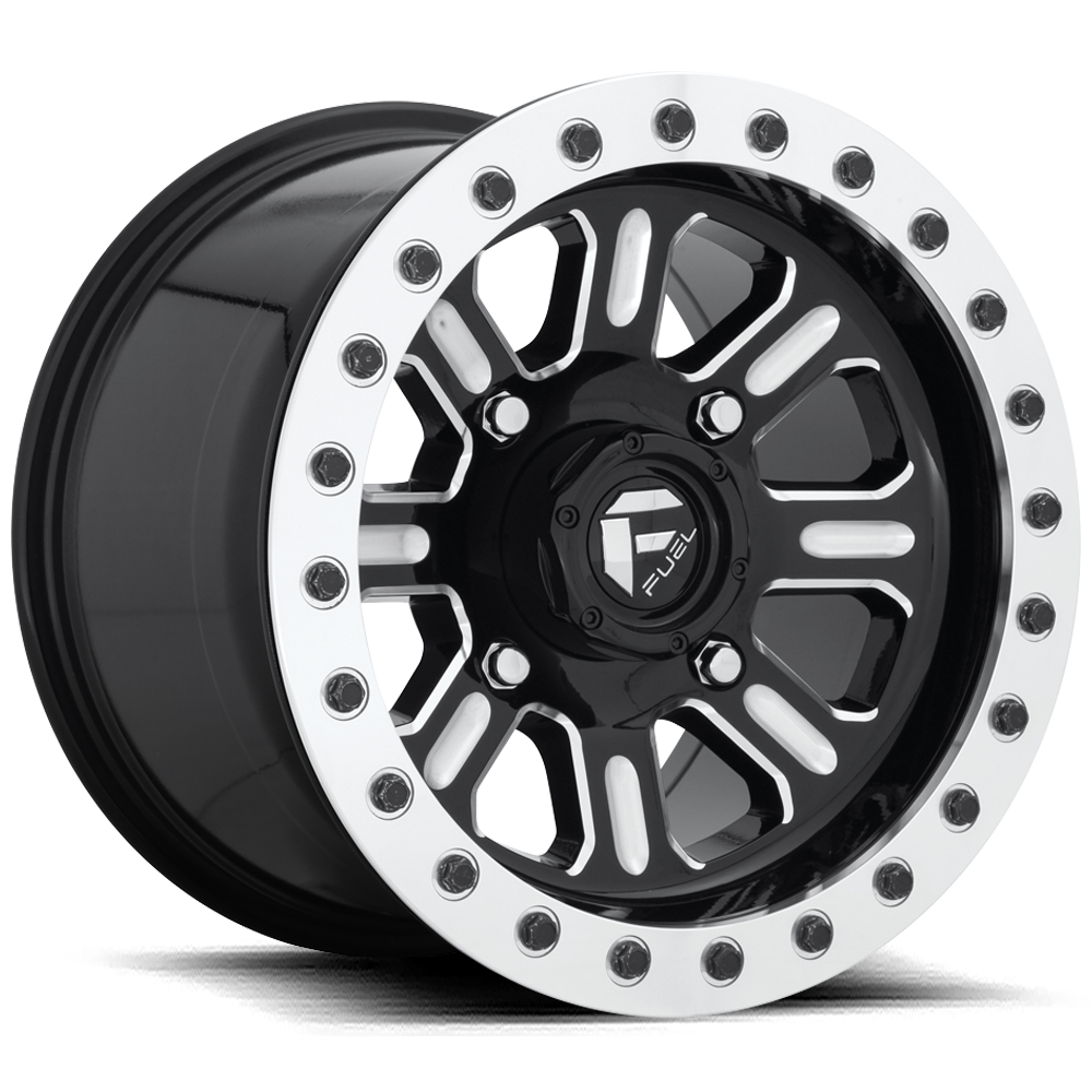 FUEL UTV D910 HARDLINE BEADLOCK 15X10 FUEL 4X137 GL-BLK-MIL 25MM