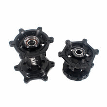 Load image into Gallery viewer, KKE CNC Black Front &amp; Rear Hubs Set For SUZUKI DRZ400 DRZ400E DRZ400S DRZ400SM
