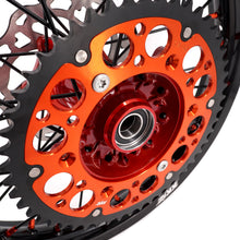 Load image into Gallery viewer, KKE 21" 18" Cast Enduro Wheels For KTM EXC EXC-F EXC-E 2003-2025 Black Spokes
