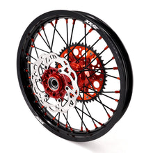 Load image into Gallery viewer, KKE 21" 18" Cast Enduro Wheels For KTM EXC EXC-F EXC-E 2003-2025 Black Spokes
