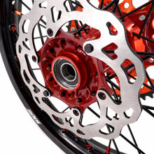 Load image into Gallery viewer, KKE 21" 18" Cast Enduro Wheels For KTM EXC EXC-F EXC-E 2003-2025 Black Spokes
