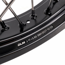 Load image into Gallery viewer, KKE 2.5*19 &amp; 3.5*17 Dirtbike Tubed Spoke Wheels Rims Fit KTM 390 Adventure 2020-2021 Black

