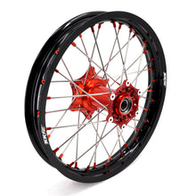 Load image into Gallery viewer, KKE 21" 18" Cast Enduro Wheels For KTM EXC EXC-F EXC-E 2003-2025 Orange Nipples
