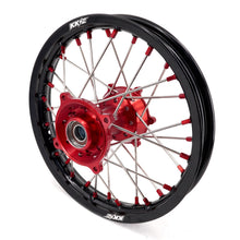 Load image into Gallery viewer, KKE 17"*1.4/14"*1.6 Small Kid's Wheels For KTM SX 85 GAS GAS MC85 2021-2024 Red Nipples
