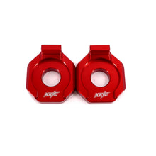 Load image into Gallery viewer, KKE Axle Chain Adjuster Blocks Fit Rawrr Mantis, Mantis X Black and Red (Collective)
