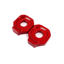 Load image into Gallery viewer, KKE Axle Chain Adjuster Blocks Fit Rawrr Mantis, Mantis X Black and Red (Collective)
