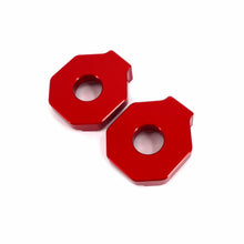 Load image into Gallery viewer, KKE Axle Chain Adjuster Blocks Fit Rawrr Mantis, Mantis X Black and Red (Collective)
