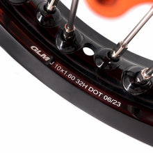 Load image into Gallery viewer, KKE 10/10 Small Kid's Wheels For KTM SX50 2014-2023 Mini Dirtbikes Orange Hub
