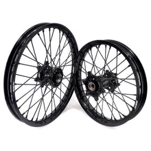 Load image into Gallery viewer, KKE Enduro 1.6*21" &amp; 2.15*18" CNC Hub Electric Dirtbike Alloy Wheels Rims Fit STARK VARG All Black
