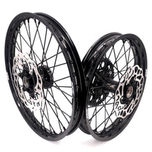 Load image into Gallery viewer, KKE Enduro 1.6*21" &amp; 2.15*18" CNC Hub Electric Dirtbike Alloy Wheels Rims Fit STARK VARG All Black
