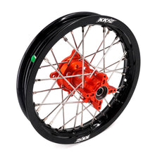 Load image into Gallery viewer, KKE 14"*1.4/12"*1.6 Kid's Small Wheels Rims Set Fit KTM SX 65 2025-2026 Orange&amp;Black
