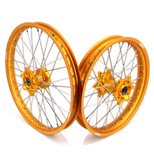 Load image into Gallery viewer, KKE 21 &amp; 19 GLM Gold Wheels for SUZUKI RM125 RM250 1996-2000
